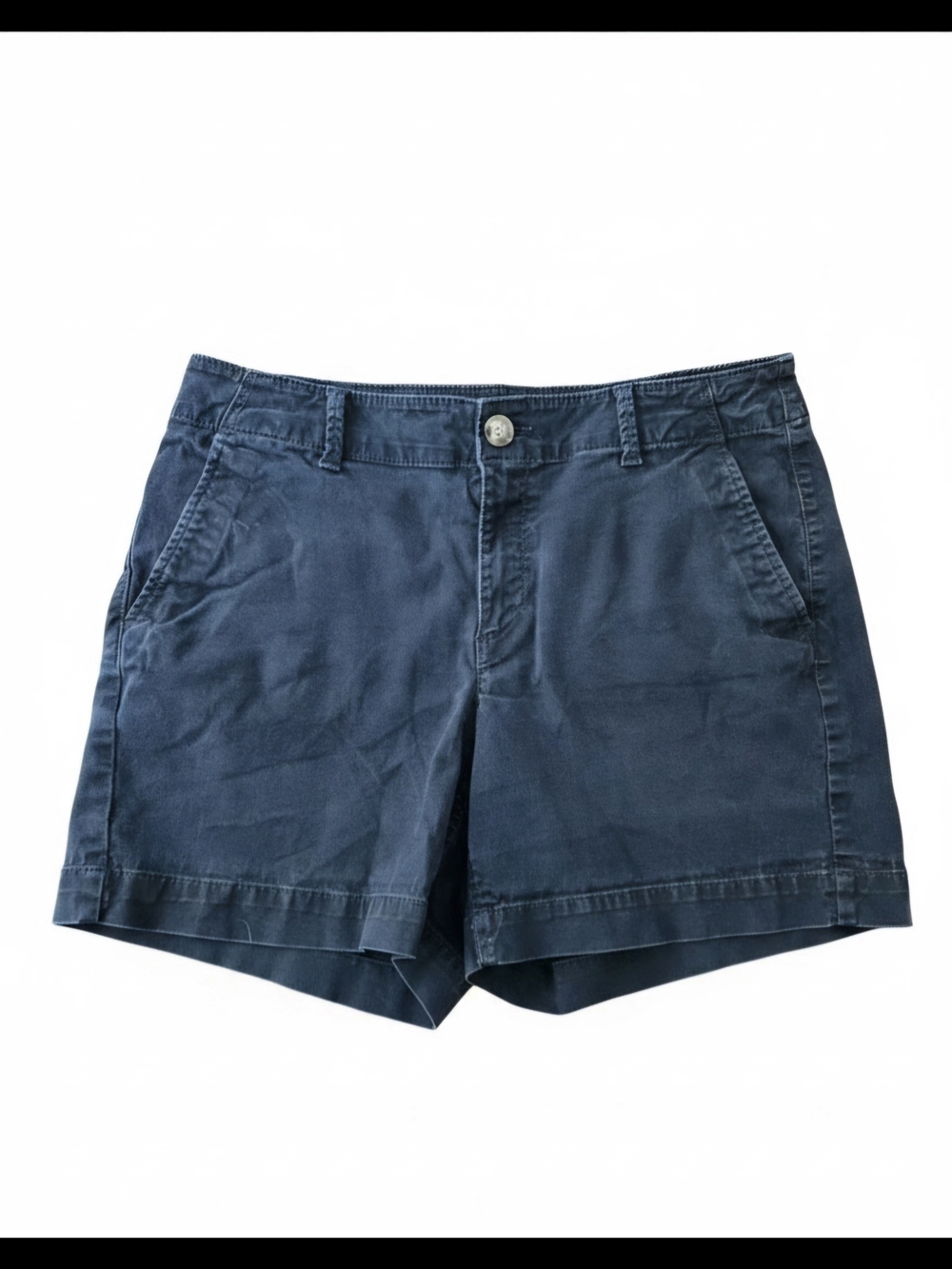 LOFT Navy Chino Preppy Summer Everyday Riviera Shorts Size 6